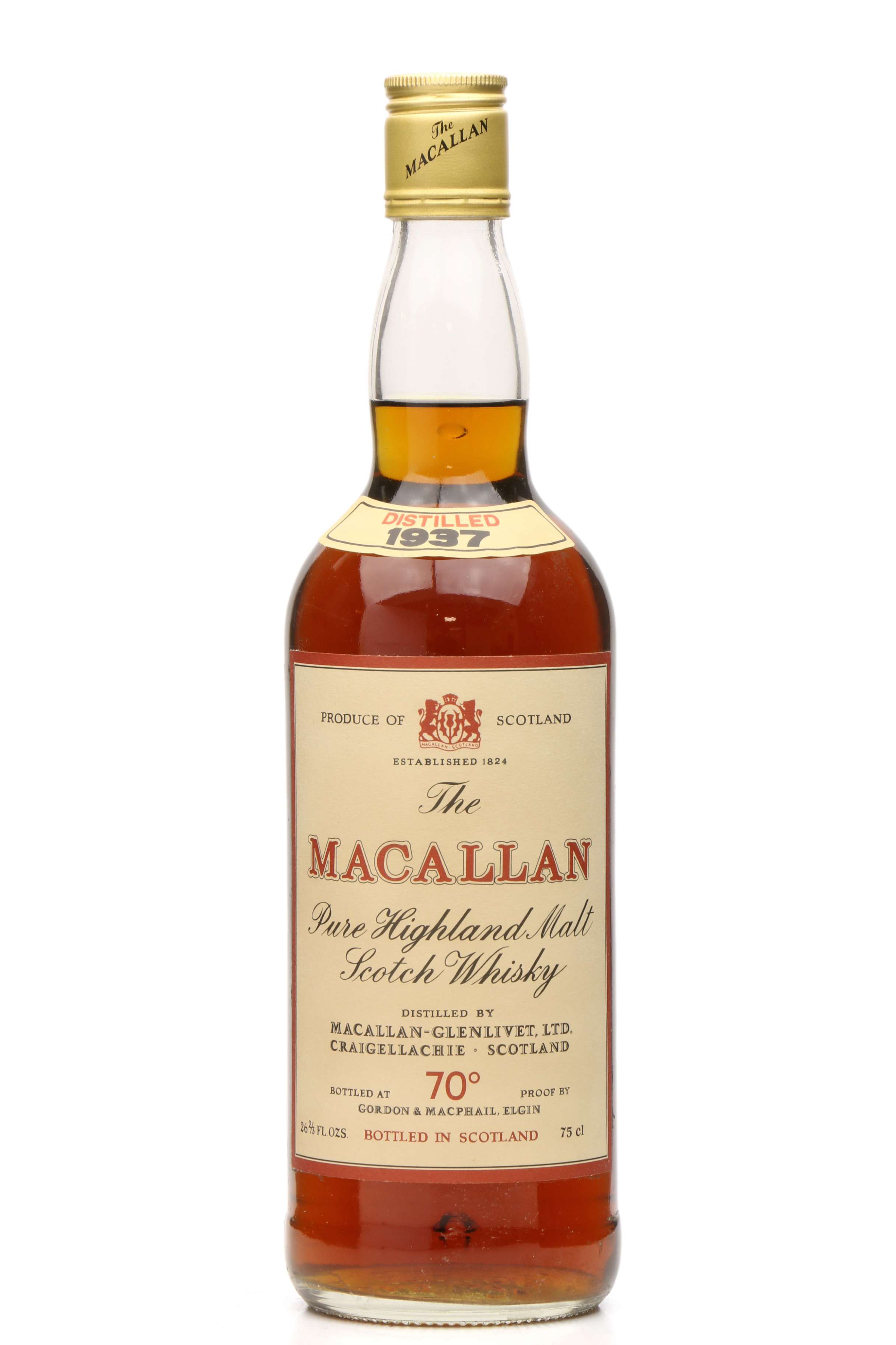 Macallan 1937 G M 70 Proof Just Whisky Auctions