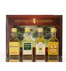 Countries 4 Whisk(e)ys Miniatures (4x4cl)