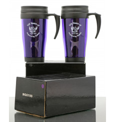 North British Branded Travel Coffee Mugs x2