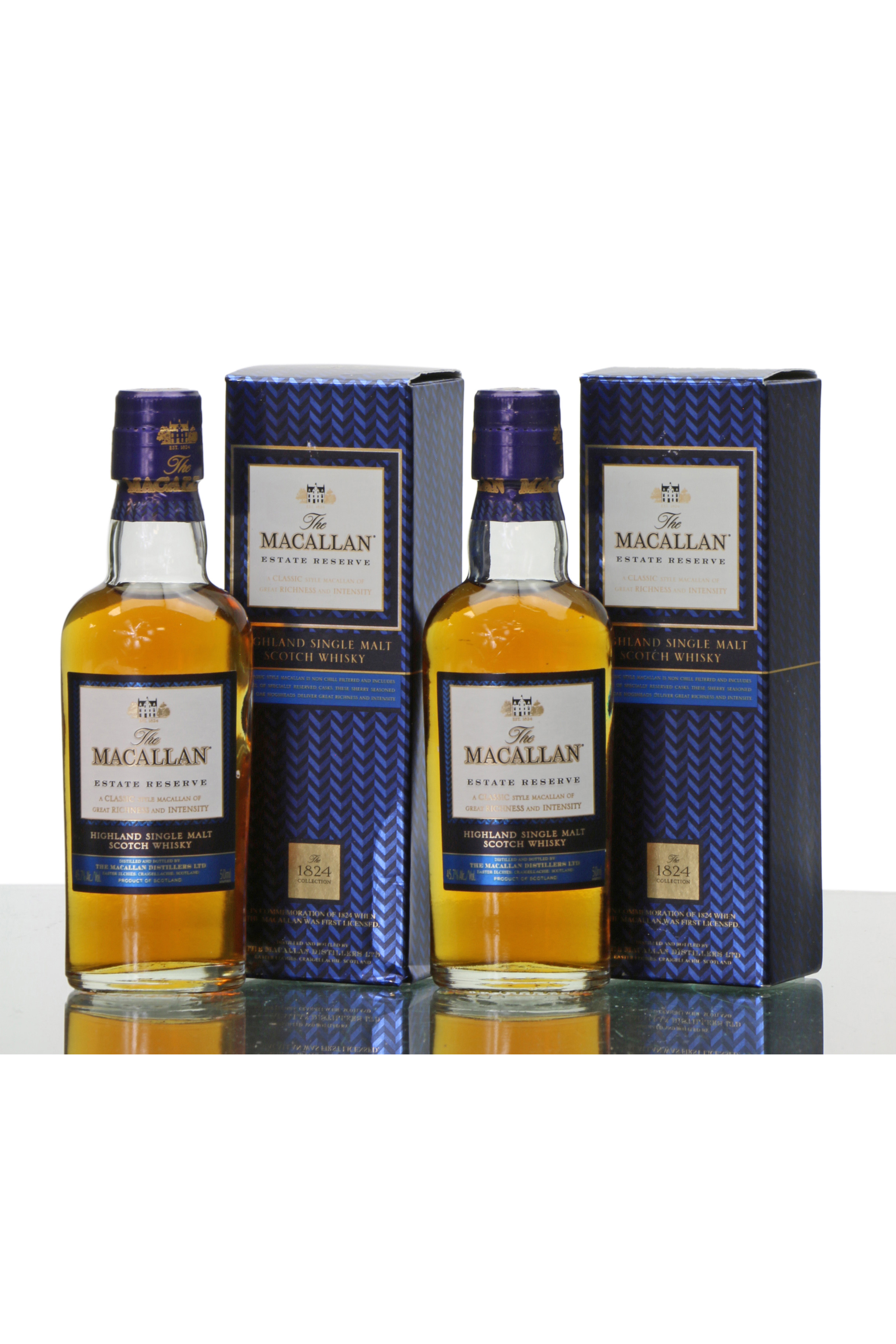 Macallan Estate Reserve Miniatures X 2 Just Whisky Auctions
