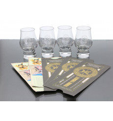 Ardbeg Glasses x4 & 4x Ardbeg Distillery Tour Tickets (Memorabilia)