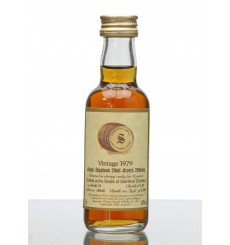 Braes of Glenlivet 15 Years Old 1979  - Signatory Vintage Miniature