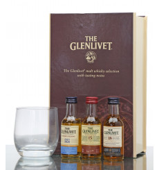 Glenlivet Miniature Set with Glass