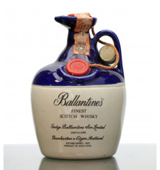 Ballantine's Blue Ceramic Decanter