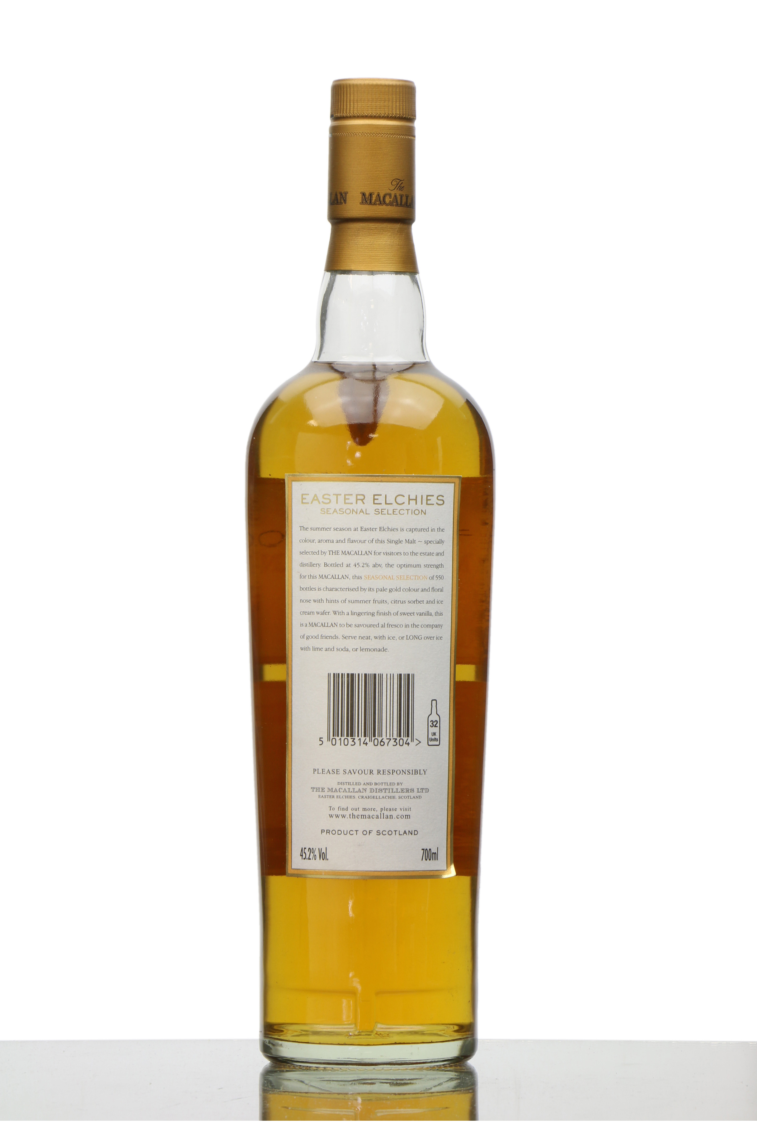 Macallan 8 Years Old - Easter Elchies Seasonal Selection - Just Whisky ...