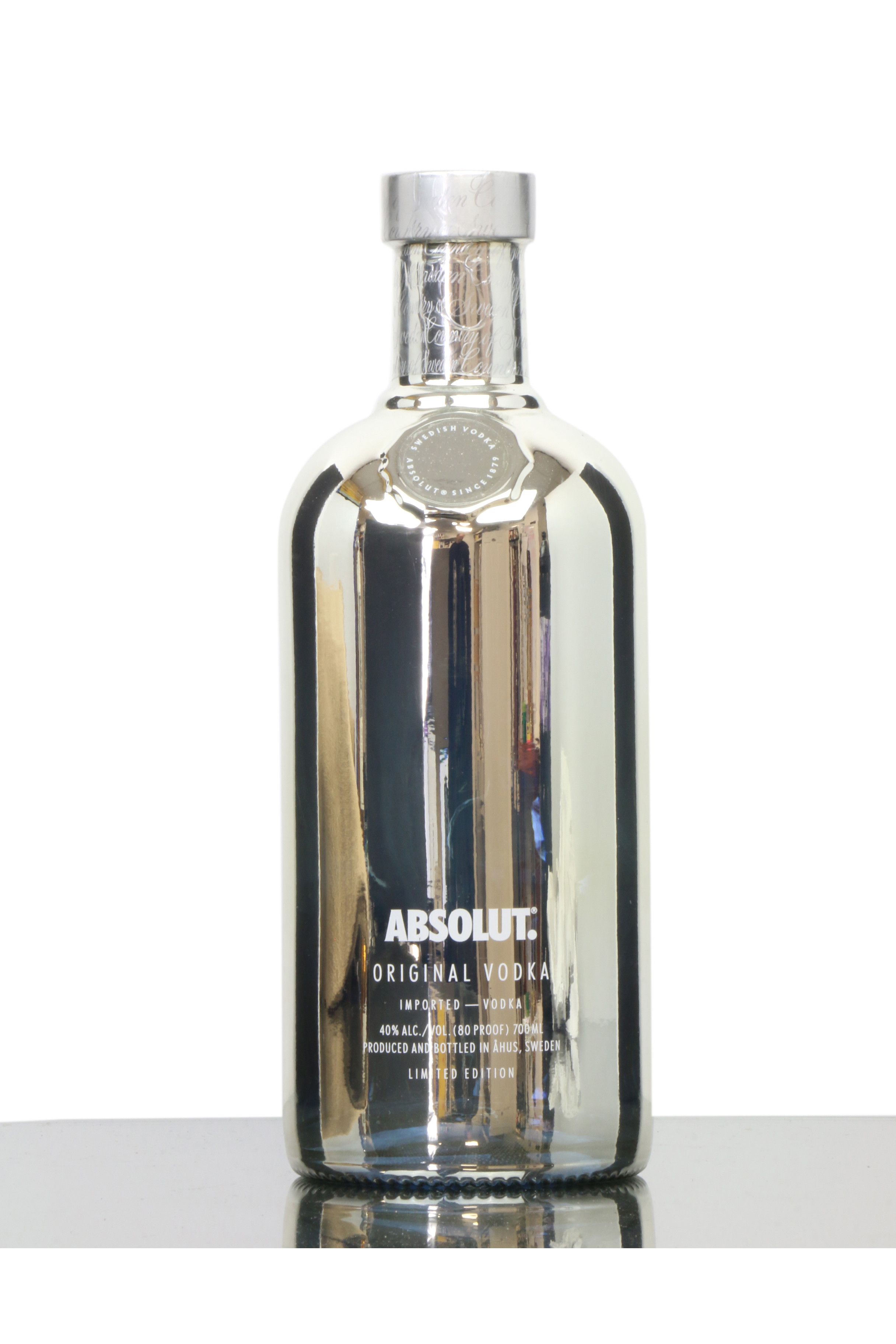 Absolut Original Vodka - Electrik Silver - Just Whisky Auctions