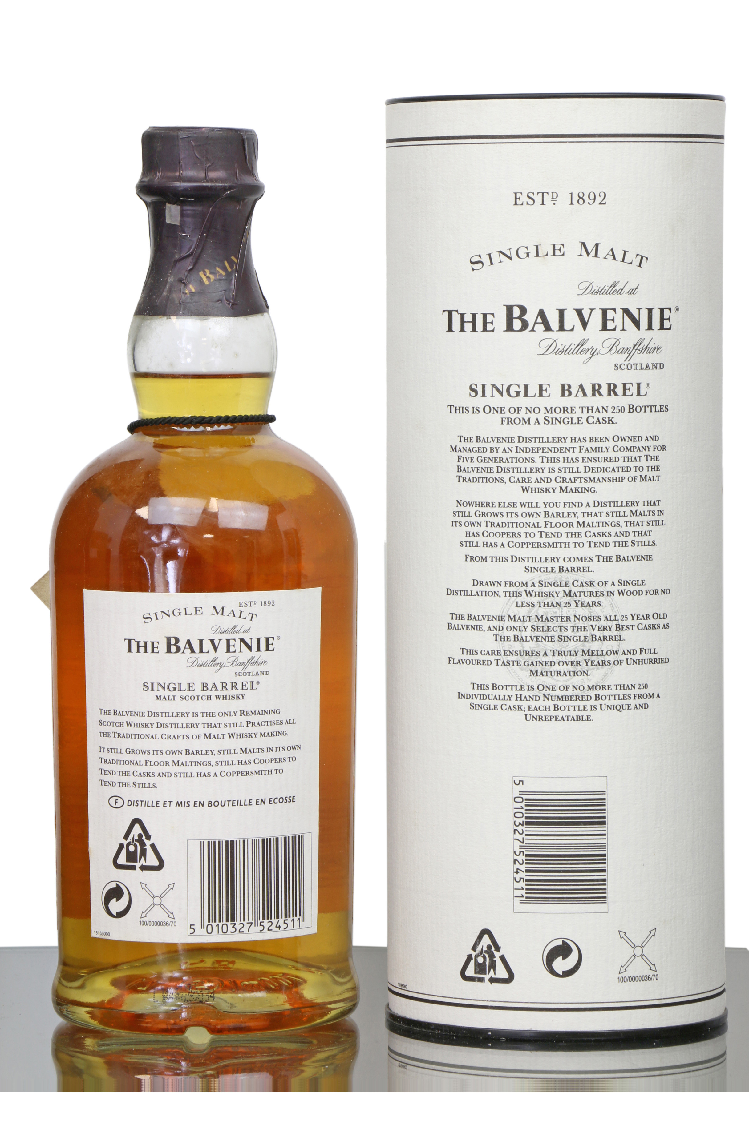 Balvenie 25 y single barrel