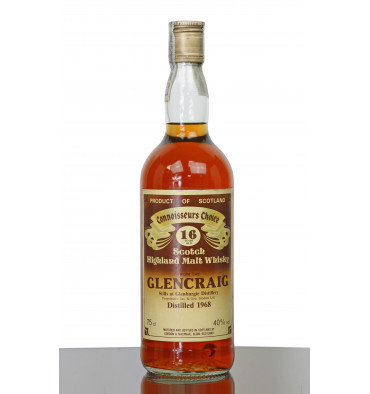 Glencraig 16 Years Old 1968 - G&M Connoisseurs Choice