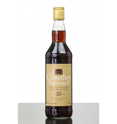 Macallan 25 Years Old 1984 - The Crowther Macdougall