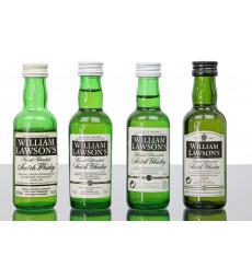 Assorted William Lawson's Blended Whisky x4