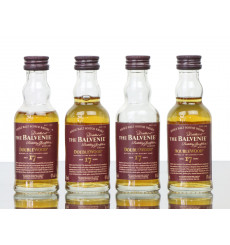Balvenie 17 years old - Double Wood Miniatures x4