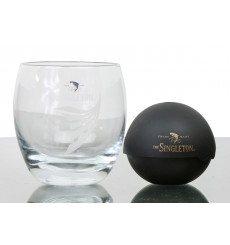 The Singleton Whisky Glasses & Ice Ball Moulds X6