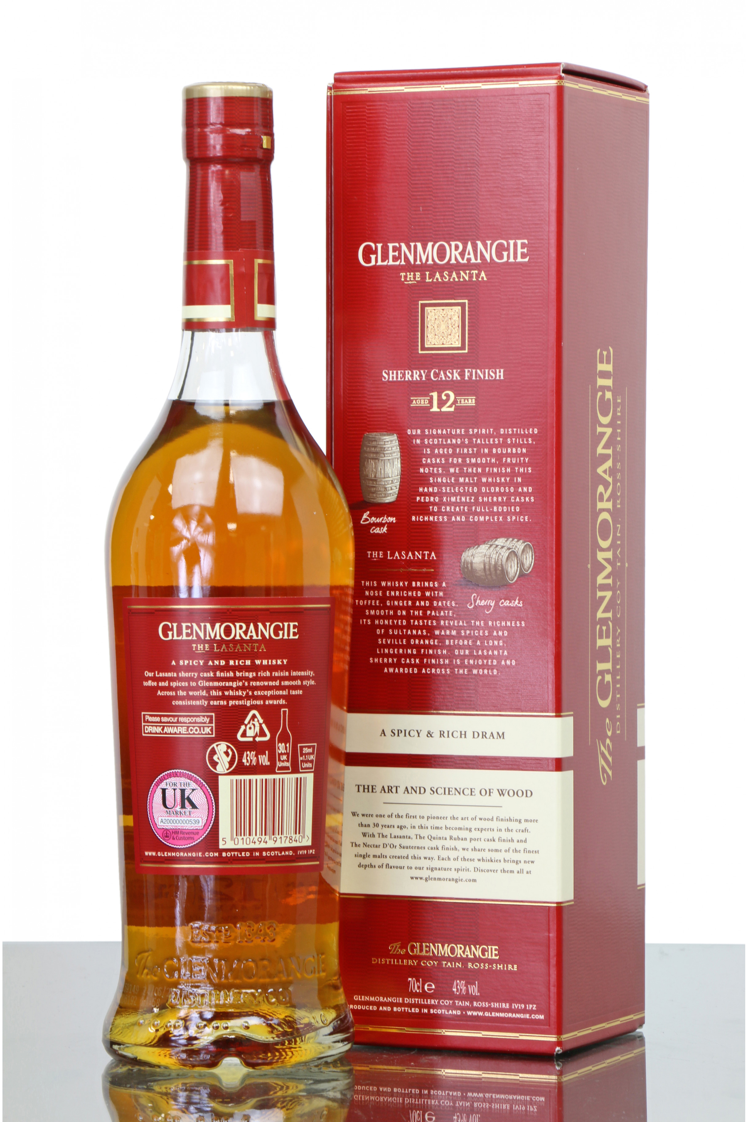 Glenmorangie 'The Lasanta' 12 Year Old Single Malt Scotch Whisky