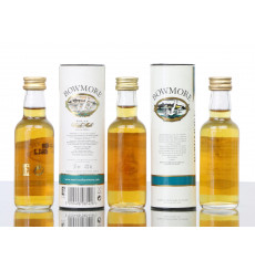 Bowmore Miniatures x3