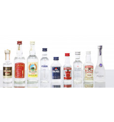 Assorted Vodka Miniatures including Smirnoff (7x 5cl)