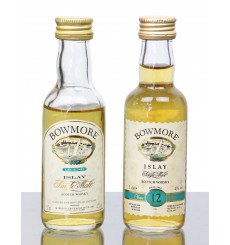 Assorted Bowmore Miniatures x 2