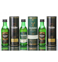 Glenfiddich 12 Years Old - Miniatures x3