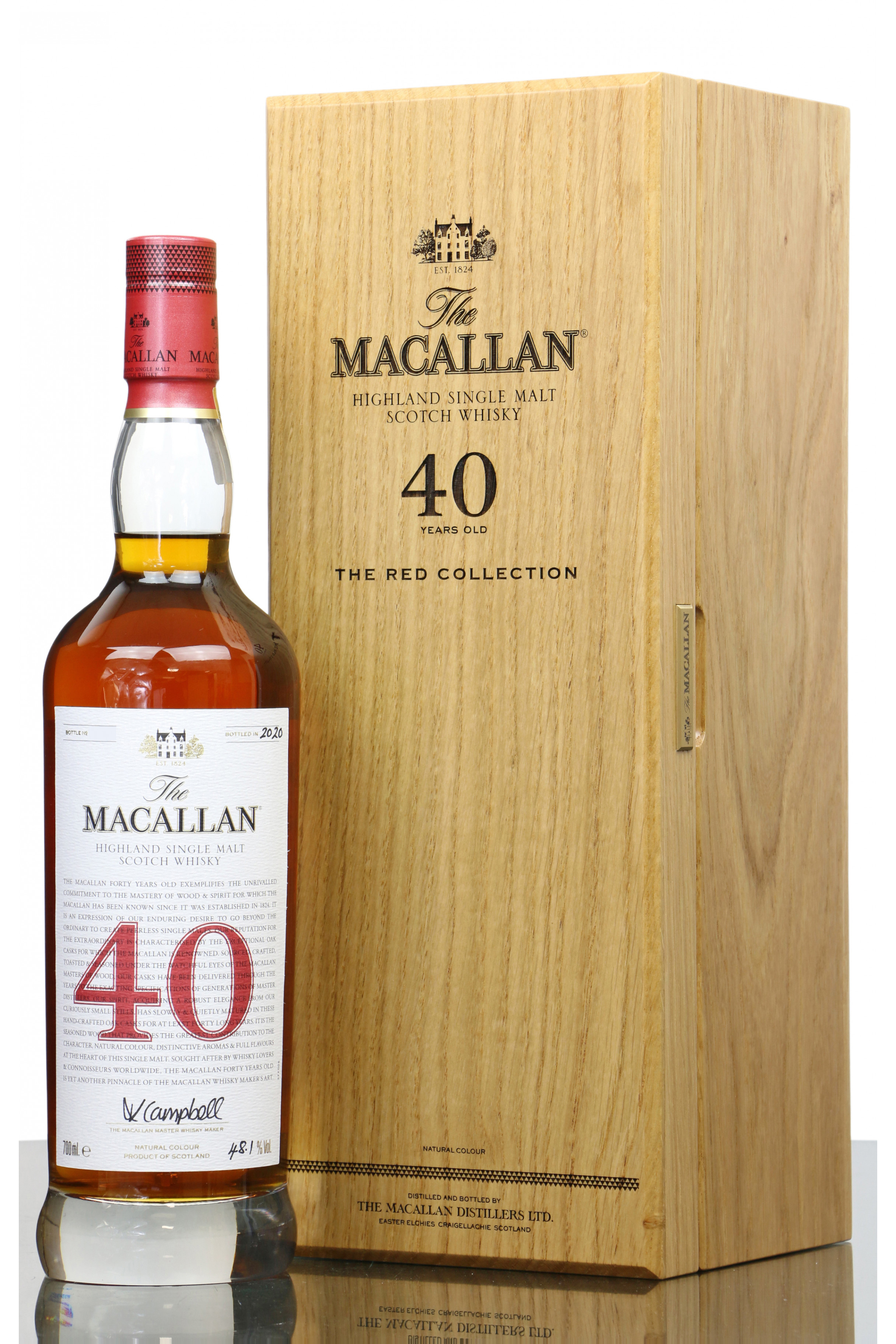 40 year old macallan whiskey