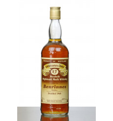 Benrinnes 17 Years Old 1968 - G&M Connoisseurs Choice