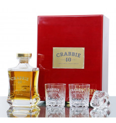 Crabbie 40 Years Old Speyside - Single Cask Decanter & Glasses