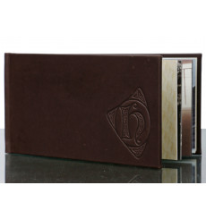 Highland Park 40 Years Old Leather-bound booklet only.