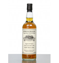 Springbank 25 Years Old 1994 - Private Cask No.30
