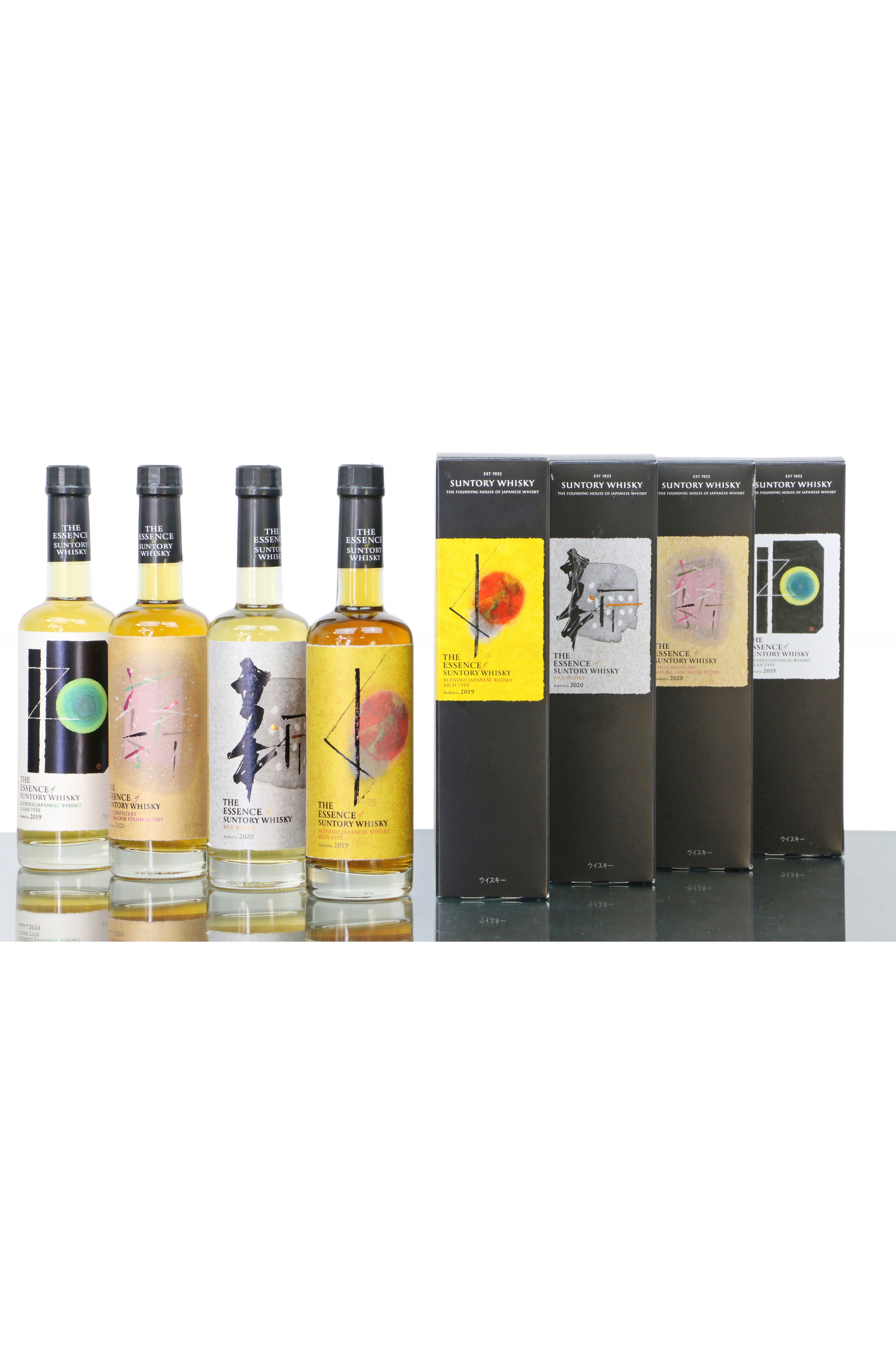 The Essence Of Suntory   Rich Type, Rice Whisky, Clean Type