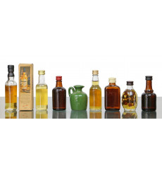 Assorted Miniatures x 8 Inc Bowmore 12 Years Old (Dumpy)