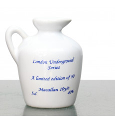 Macallan 10 Years Old - Edgware London Underground Series Decanter Miniature (5cl)