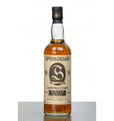 Springbank 21 Years Old 1995 Release