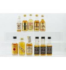 Assorted Bourbon Miniatures x 11