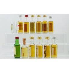 Assorted Blended Miniatures x 12 - Incl Glass