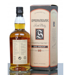 Springbank 10 Years Old - 100 Proof (Early 2000's)