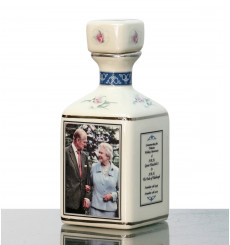 Pointers Miniature Ceramic - Platinum Wedding Anniversary of Queen Elizabeth & The Duke of Edinburgh (10cl)