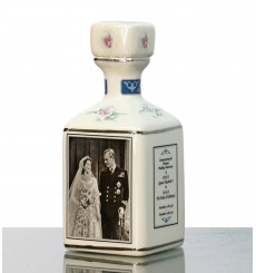 Pointers Miniature Ceramic - Platinum Wedding Anniversary of Queen Elizabeth & The Duke of Edinburgh (10cl)
