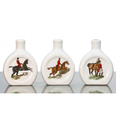 Rutherford's Ceramic Miniatures - Fox Hunting (3x 5cl)