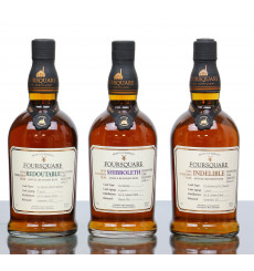 Foursquare 11,14,16 Years Old (Indelible, Redoutable, Shibboleth) - Exceptional Cask Selection (3x70cl)