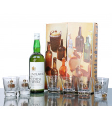 Findlater's Finest Scotch Whisky & 6 Queen's Silver Jubillee Tumblers