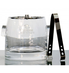 Macallan Heavy-Weight Glass Ice Bucket, Lid & Tongs