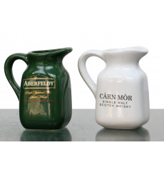 Aberfeldy & Carn Mor Miniature Ceramic Water Jugs