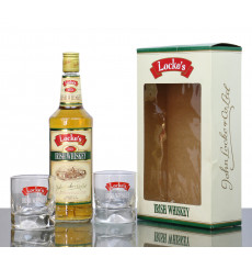 Locke's Irish Whiskey Gift Set With Glasses