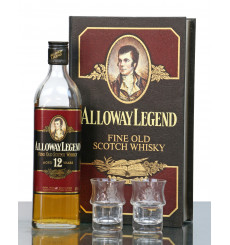 Alloway Legend 12 Years Old - Gift Set with 2 Glasses