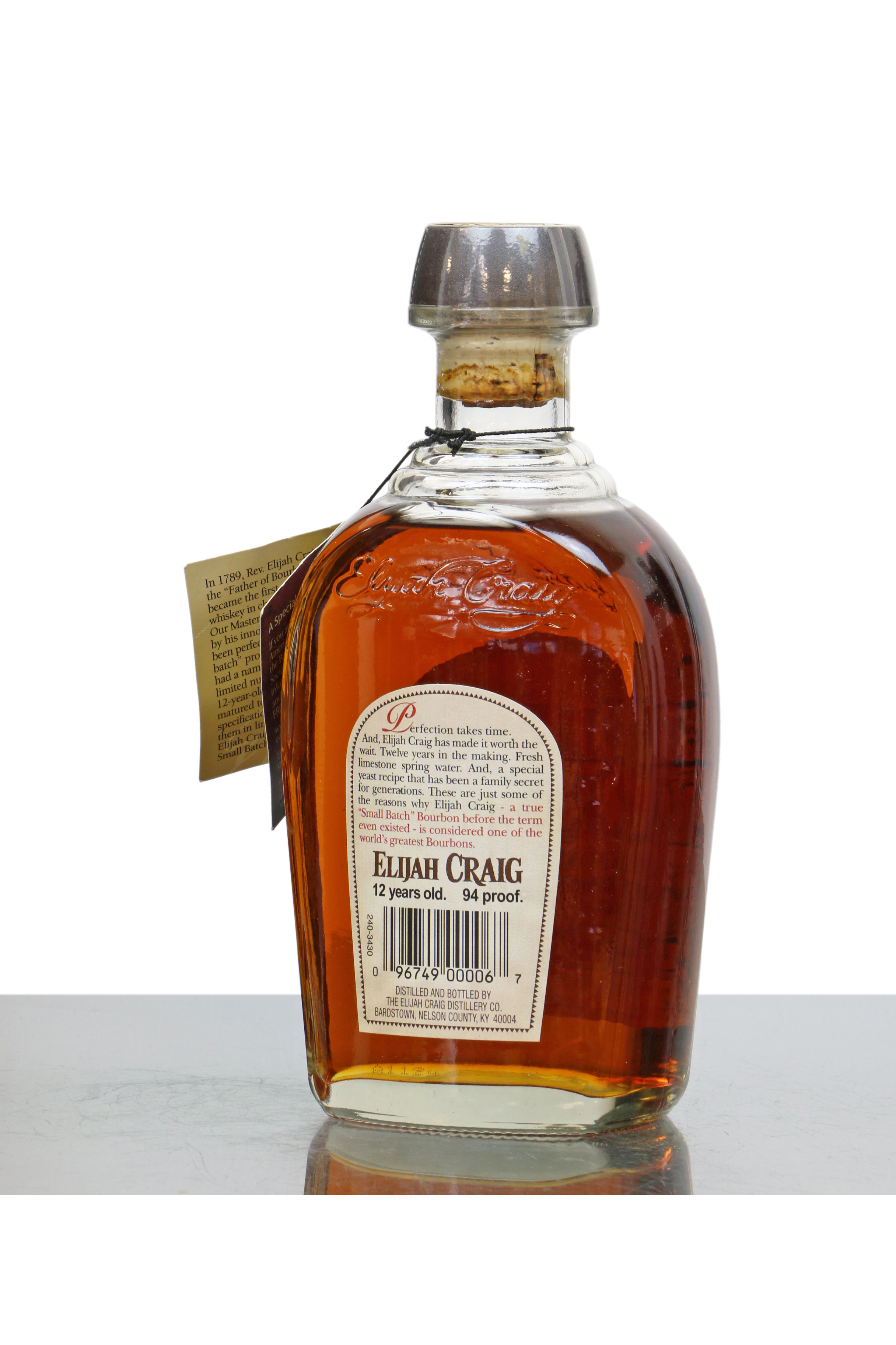Elijah Craig 12 Years Old - Straight Bourbon - Just Whisky Auctions