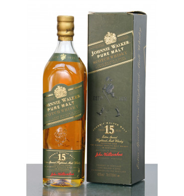 vertraging Duplicaat as Johnnie Walker 15 Years Old - Green Label Pure Malt - Just Whisky Auctions