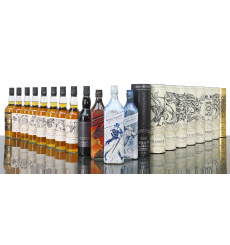 Game of Thrones Limited Edition Set Incl Johnnie Walker White Walker (11x70cl, 1x100cl)