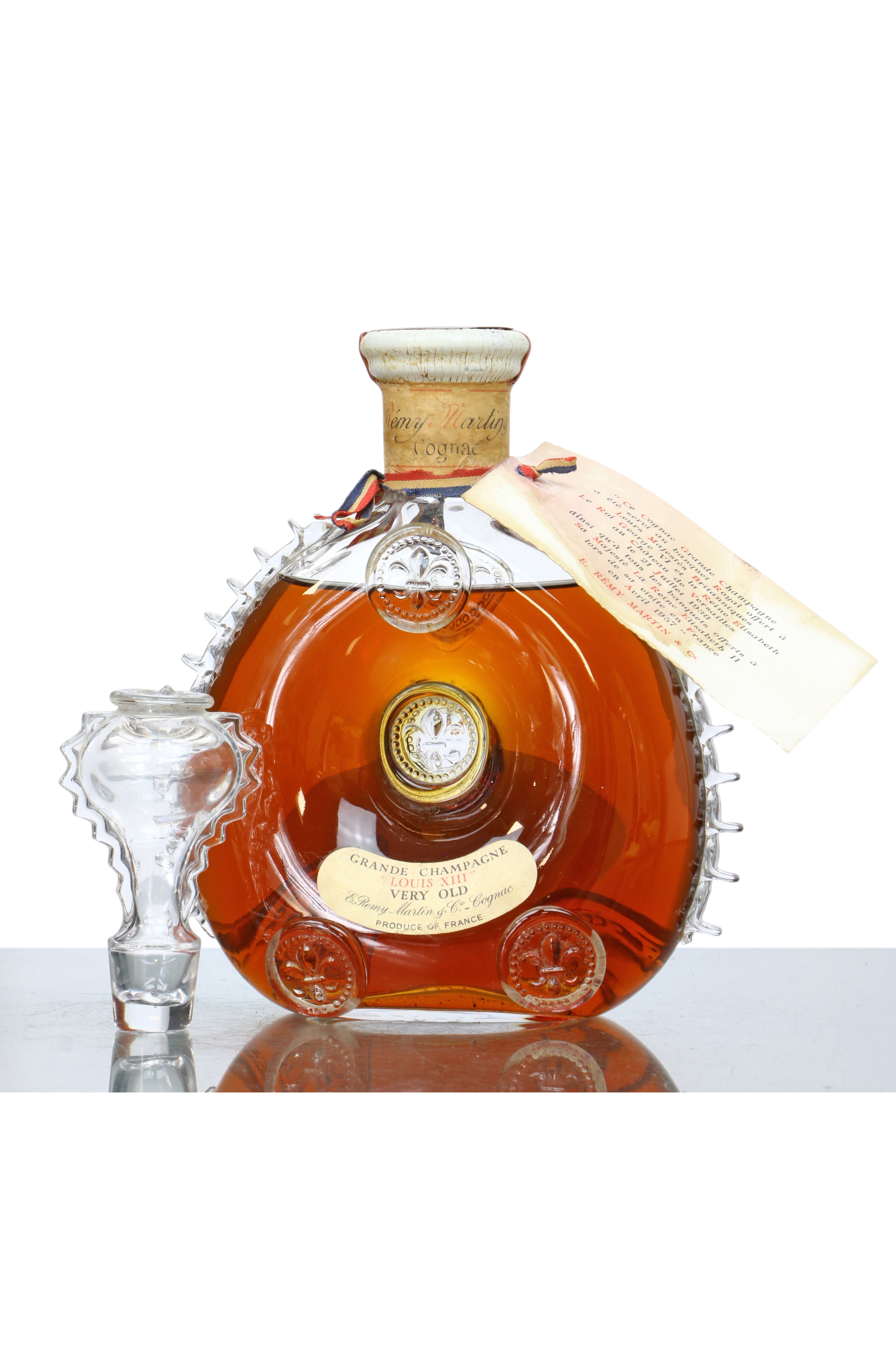 REMY MARTIN LOUIS XIII COGNAC BACCARAT CRYSTAL DECANTER BOTTLE