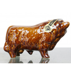 Rutherford's Ceramic Miniature - Brown Bull Decanter (5cl)