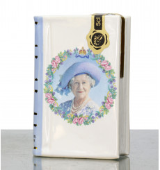 Rutherford's Ceramic Miniature Book - 100th Birthday of the Queen's Mother (5cl)