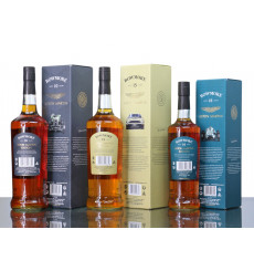 Bowmore 10, 15 & 18 Years Old - Aston Martin Editions 4, 5 & 6
