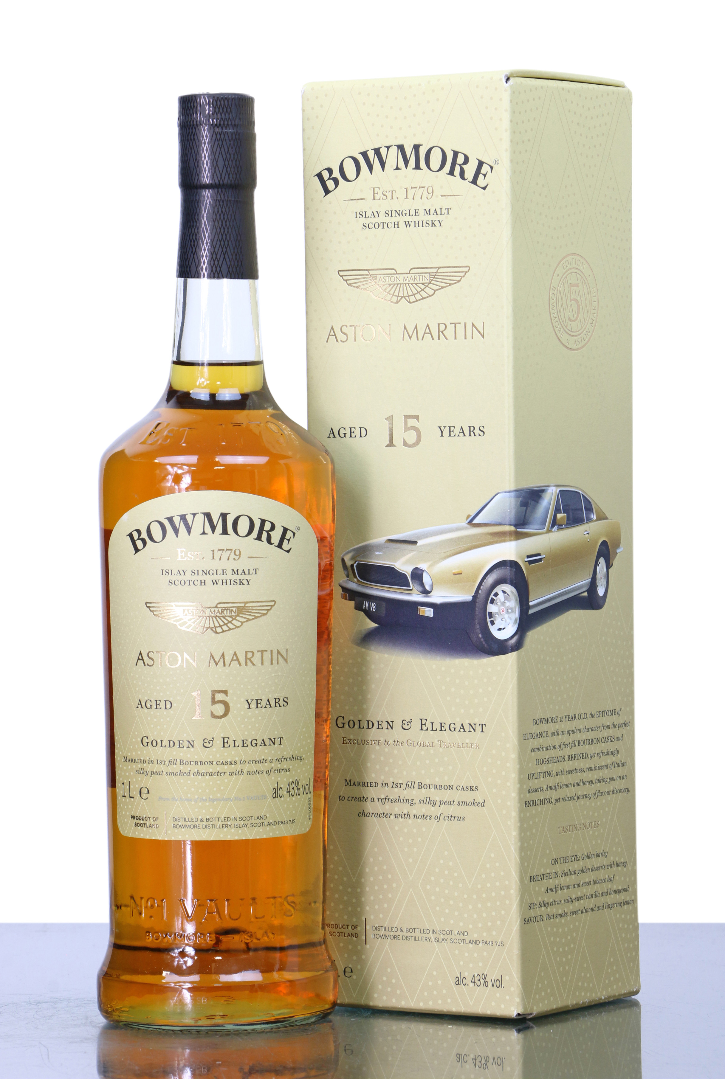Bowmore 15 Years Old - Aston Martin Edition 5 (1 Litre) - Just